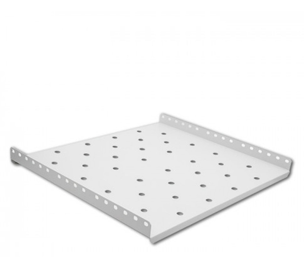 Qoltec Półka do szafy RACK stała 490x433 szara - 1329972 - zdjęcie 2